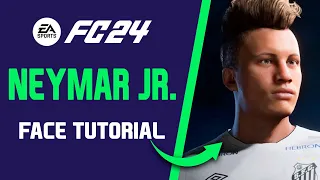 NEYMAR JR. - SANTOS FC | Face Tutorial - EA FC 24