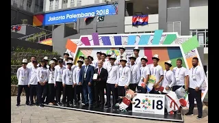Кыргызстан официально представлен в олимпийской деревне Азиатских игр