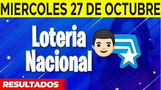 Resultados de La Lotería Nacional del Miércoles 27 de Octubre del 2021