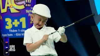 [Tập 8-Siêu Tài Năng Nhí Mùa 3] Khả Năng Chơi Golf Siêu Đình Của Cậu Bé 5 Tuổi