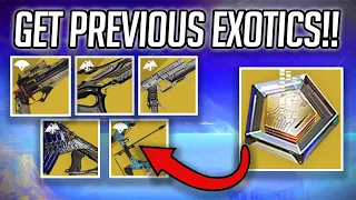 Destiny 2 | How to get Previous SEASONAL Exotics - NEW EXOTIC CIPHER