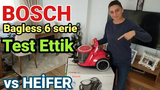 BOSCH BAGLESS SERİ 6 ProAnimal Elektrik Süpürgesi Test ettik (Yorumlarımız)