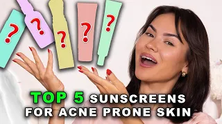 TOP 5 Best Sunscreens for ACNE-prone Skin | Maryam Maquillage tried and tested!!