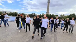 International Rally West Coast Swing 2022 - WCS Flashmob 2022. Moscow, Russia