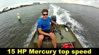 Top speed 15 horsepower mercury outboard