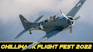 Douglas SBD Dauntless Dive Bomber Demo - Chilliwack Flight Fest 2022