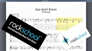 Just don't Know Rockschool Grade 1 Guitar