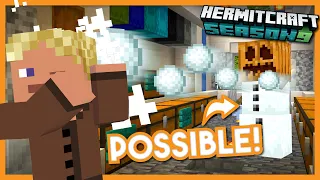 You CAN Get Killed by a SNOW GOLEM!!! - Minecraft Hermitcraft Season 9 #28