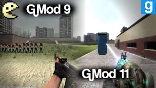 GMod 9 VS GMod 11 - Quick comparison