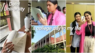A Day In The Life Of A College Student (LSR, Delhi University) 📚 College Lectures Vlog!