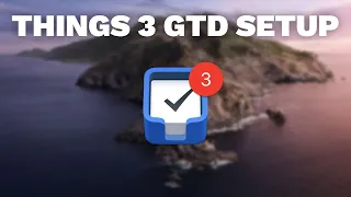 My Things 3 GTD Setup – shortcuts and advanced tags