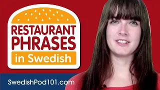 All Restaurant Phrases You Need in Swedish Learn Swedish in 15 Minutes!