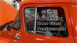 1956 Chevy truck door glass and weatherstrip replacement