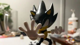 Custom figures showcase: Jakks pacific Dark Sonic custom.