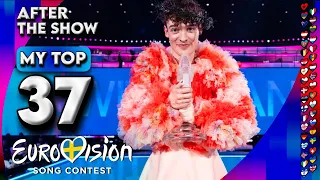 Eurovision 2024 - My Top 37 (After The Show)