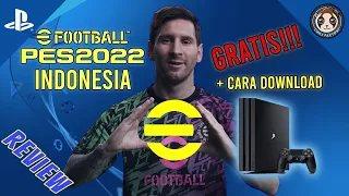 KUPAS TUNTAS PES 2022 (EFOOTBALL 2022) PS4 INDONESIA! + CARA DOWNLOAD!