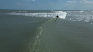 Drone Shots Eric Geiselman Foilboarding NSB Inlet