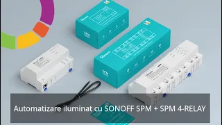 Automatizare iluminat cu SONOFF SPM + SPM 4-RELAY + Home Assistant