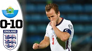 San Marino vs England 0-10 Highlights | World Cup Qualification 2022