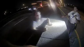 Officers find man in Mental Health Crisis on the freeway