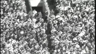 The Detroit Lions wins a football match with a score of 20-15 against the Baltimo...HD Stock Footage