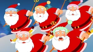 Five Fat Santas | Five Little Santas Nursery Rhymes | Cartoon Videos For Toddlers by Kids Tv