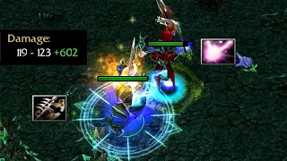 DOTA LEGION COMMANDER vs RAZOR: +602 DAMAGE (2 SEC = 1 KILL)