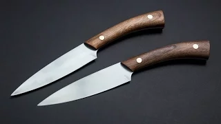 Knife making: Making steak knives using basic, cheap tools