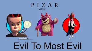 Pixar Villains Ranked: Evil To Most Evil 👿