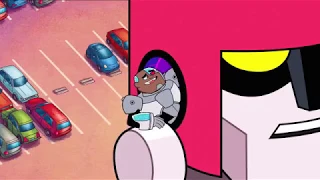 T-Robot in Parking Lot | Teen Titans GO! To the Movies (The Chaff)