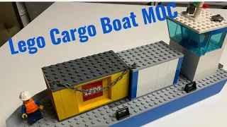 100th Video! Lego Cargo Boat MOC