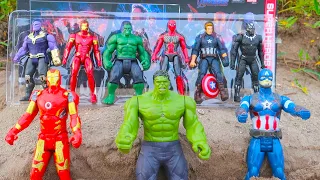 Unboxing Avengers Toys, Captain America, Iron-Man, Thanos, Hulk, Spider-Man, Black Panther || Hulk