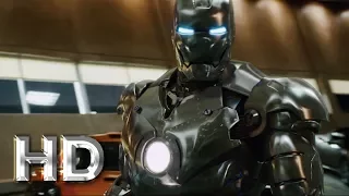 Tony Stark Primer Test & Vuelo con la Armadura Mark II |  Español Latino | HD Iron Man (2008)