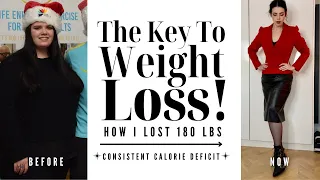 How I Lost 180 Lbs - Consistent Calorie Deficit | Half of Carla