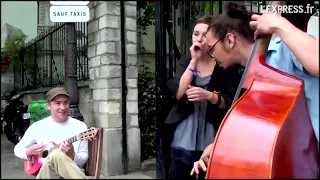 ZAZ "Je veux" acoustic street live 2010