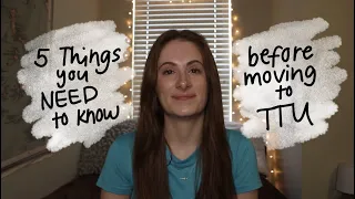 5 Things you NEED to know | Texas Tech University