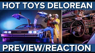 Hot Toys Delorean Unboxing/Review REACTION | THE BEST 1/6 Vehicle Ever? | BTTF 2