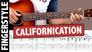 Red Hot Chili Peppers - Californication // EASY Fingerstyle Guitar TAB