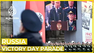 Russian President Vladimir Putin spoke at Victory Day parade in Moscow