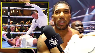 Anthony Joshua POST BRUTAL Ngannou KO - seeks VENGEANCE vs Fury & Usyk