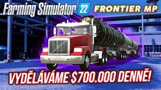 VYDĚLÁVÁME 700 000 DOLARŮ DENNĚ! | Farming Simulator 22 Frontier Multiplayer #20
