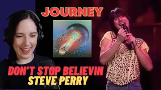 Journey | Steve Perry  “Don’t Stop Believin' "- Reaction & Vocal Analysis #journey