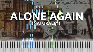 Alone Again (Naturally) instrumental piano cover | free midi