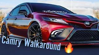 Toyota Camry Ruby Red Pearl 8th gen featuring @airwicse in Las Vegas walkaround review exhaust sound