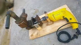 Amazing DRILL MACHINE HACK WATER PUMP