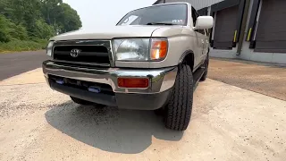 1997 Toyota 4Runner 3rd Generation walk around and test drive.