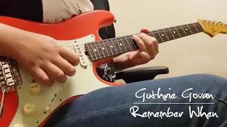 Guthrie Govan - Remember When (cover)