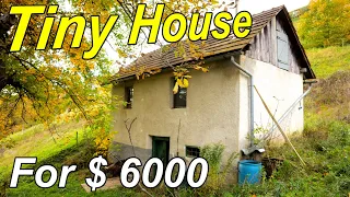 I Bought an Abandoned Tiny Farmhouse House For $ 6000 (story 1)