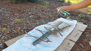 spray painting my Ruger American Rimfire Camo