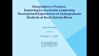 Dissertation Defense by Jade Herman